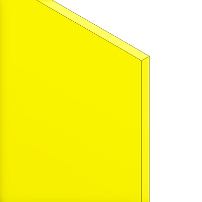 MODULAR SOLUTIONS PVC PANEL<br>1/4" X 48" X 96", LIGHT YELLOW